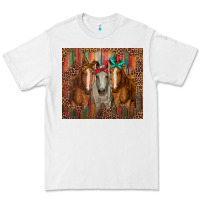 White western horses with bandanas Premium Tee - RanaPortraitStore