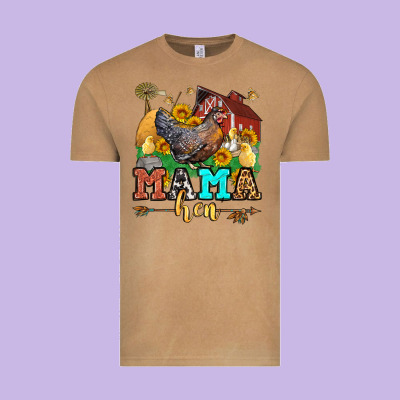 Mama Hen Western Olivia Vintage Tee Designed By Oliviacreatesart