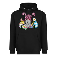 Black easter gnome with eggs Heavyweight Hoodie - AdoDesignShop