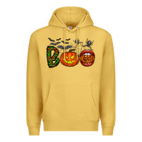 Antique Gold boo halloween Premium Hoodie - CowhideDigitalArt