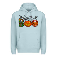 Blue Mist boo halloween Premium Hoodie - CowhideDigitalArt
