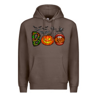 Coffee boo halloween Premium Hoodie - CowhideDigitalArt