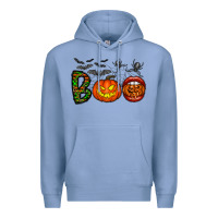 Colony Blue boo halloween Premium Hoodie - CowhideDigitalArt