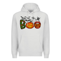 Dove Grey boo halloween Premium Hoodie - CowhideDigitalArt