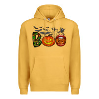 Mustard boo halloween Premium Hoodie - CowhideDigitalArt