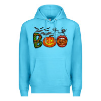 Ocean Blue boo halloween Premium Hoodie - CowhideDigitalArt