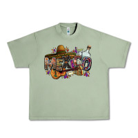 Oil Green Mexico Urban Heavy Tee - FaDigitalArtStudio
