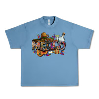 Pebble Blue Mexico Urban Heavy Tee - FaDigitalArtStudio