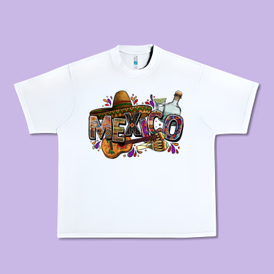 Mexico Urban Heavy Tee Designed By Fadigitalartstudio