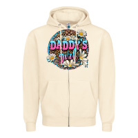 Sandshell daddy's girl Zipper Hoodie - AdoDesignShop