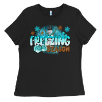Black freezing season Ladies Tee - CowGirlArtShop