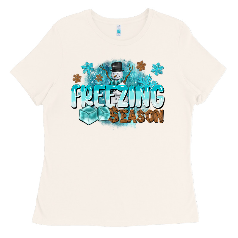 Freezing Season Ladies Tee by CowGirlArtShop | Teevron