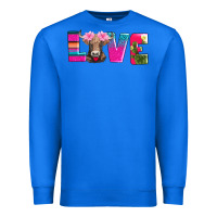 True Royal love with braunvieh cow Premium Sweatshirt - AdoDesignShop