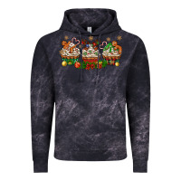 Cloud Black christmas cupcake with gingerbreads bbs Vintage Hoodie - BundleAndBundleShop