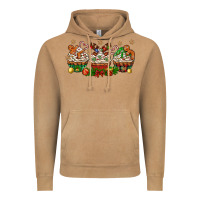 Vintage Camel christmas cupcake with gingerbreads bbs Vintage Hoodie - BundleAndBundleShop
