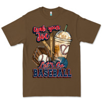 Cacao Grab your joe lets go baseball Premium Tee - HowdyJamesFarm