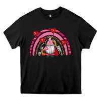 Black valentines day gnomes rainbow Heavy Core Tee - RanaPortraitStore