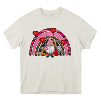 Cream valentines day gnomes rainbow Heavy Core Tee - RanaPortraitStore