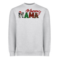 Heather Grey merry mama Heavyweight Sweatshirt - BarkalooDesign