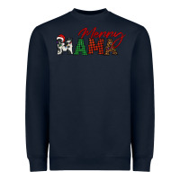 Navy merry mama Heavyweight Sweatshirt - BarkalooDesign