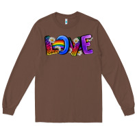 Chestnut Western Love LGBTQ+ Long Sleeve Tee - BundleAndBundleShop