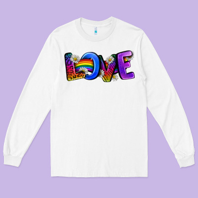 Western Love Lgbtq+ Long Sleeve Tee Designed By Bundleandbundleshop