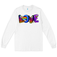 White Western Love LGBTQ+ Long Sleeve Tee - BundleAndBundleShop