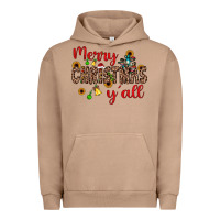 Pigment Burro merry christmas y'all Urban Hoodie - JahusDesignShop