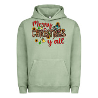 Pigment Oil Green merry christmas y'all Urban Hoodie - JahusDesignShop