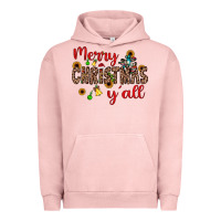 Pigment Salmon merry christmas y'all Urban Hoodie - JahusDesignShop