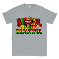 Heather Grey black and beautiful Classic Tee - CowGirlArtShop