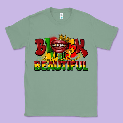 Black And Beautiful Classic Tee Designed By Cowgirlartshop