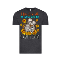 Vintage Black i love you till my lungs give out Vintage Tee - OliviaCreatesArt
