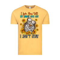 Vintage Mustard i love you till my lungs give out Vintage Tee - OliviaCreatesArt