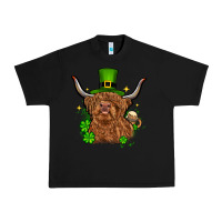 Black St. Patrick's Day cow Urban Heavy Tee - OliviaCreatesArt