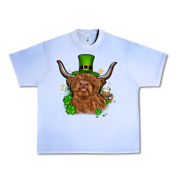 Grape Ice St. Patrick's Day cow Urban Heavy Tee - OliviaCreatesArt