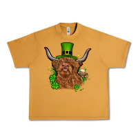 Peanut Butter St. Patrick's Day cow Urban Heavy Tee - OliviaCreatesArt