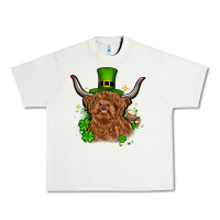 Pistachio St. Patrick's Day cow Urban Heavy Tee - OliviaCreatesArt