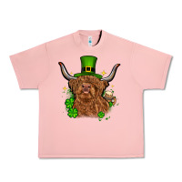 Salmon St. Patrick's Day cow Urban Heavy Tee - OliviaCreatesArt