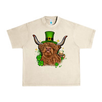 Sandshell St. Patrick's Day cow Urban Heavy Tee - OliviaCreatesArt