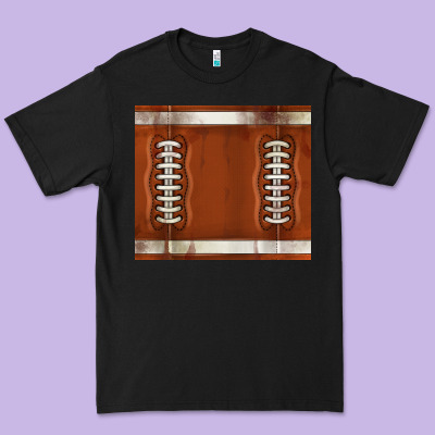 Distressed American Football Pattern Premium Tee Designed By Tumblerdesignbyshophia