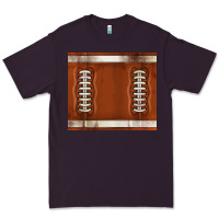 Plum distressed american football pattern Premium Tee - TumblerDesignByShophia