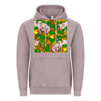 Vintage Zinc St. Patrick's Day Pig And Candy Pot Of Gold Vintage Hoodie - FaDigitalArtStudio
