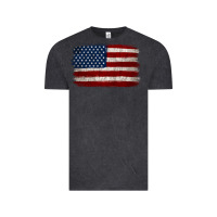 Vintage Black Distressed American Flag Vintage Tee - Jasminsmagicworld