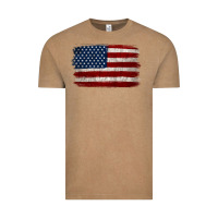 Distressed American Flag Vintage Tee | Teevron