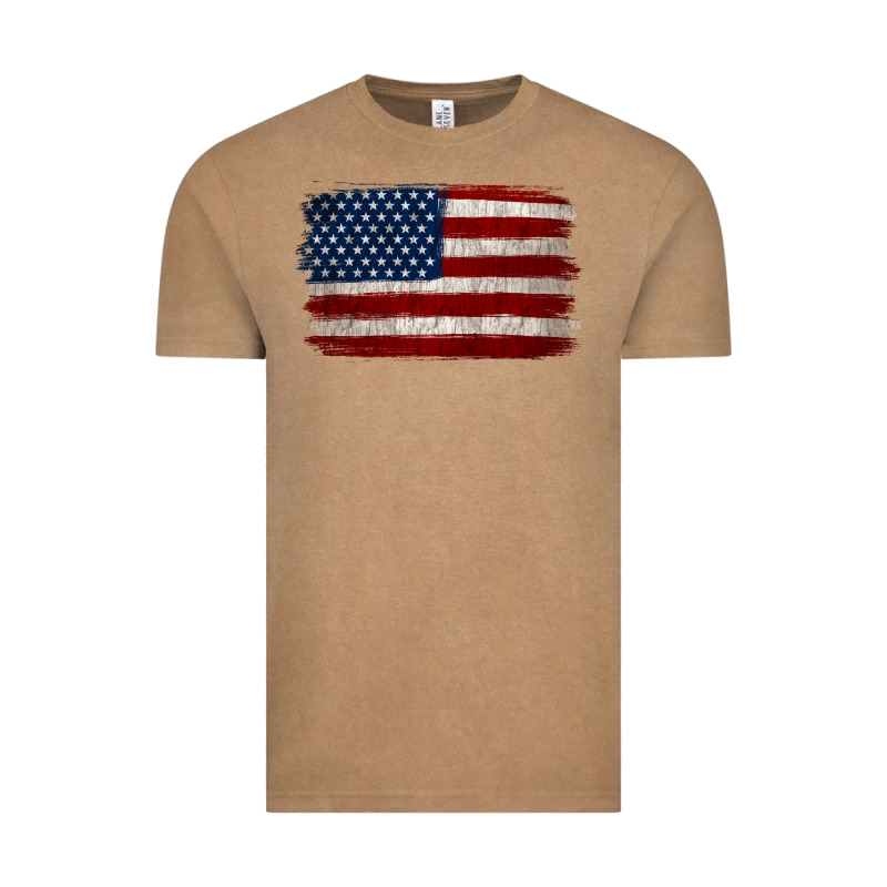Distressed American Flag Vintage Tee by Jasminsmagicworld | Teevron