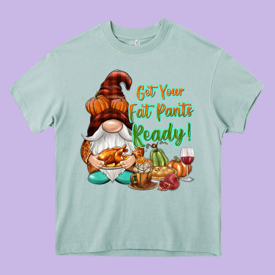 Get Your Fat Pants Ready Heavy Core Tee Designed By Nancycooperartshop