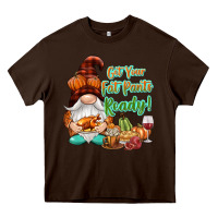 Chocolate Brown Get your fat pants ready Heavy Core Tee - NancyCooperArtShop