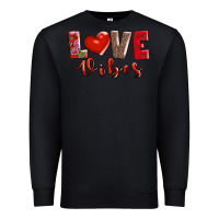 Black love vibes Premium Sweatshirt - AdoDesignShop