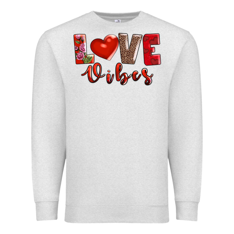 Love Vibes Premium Sweatshirt by AdoDesignShop | Teevron